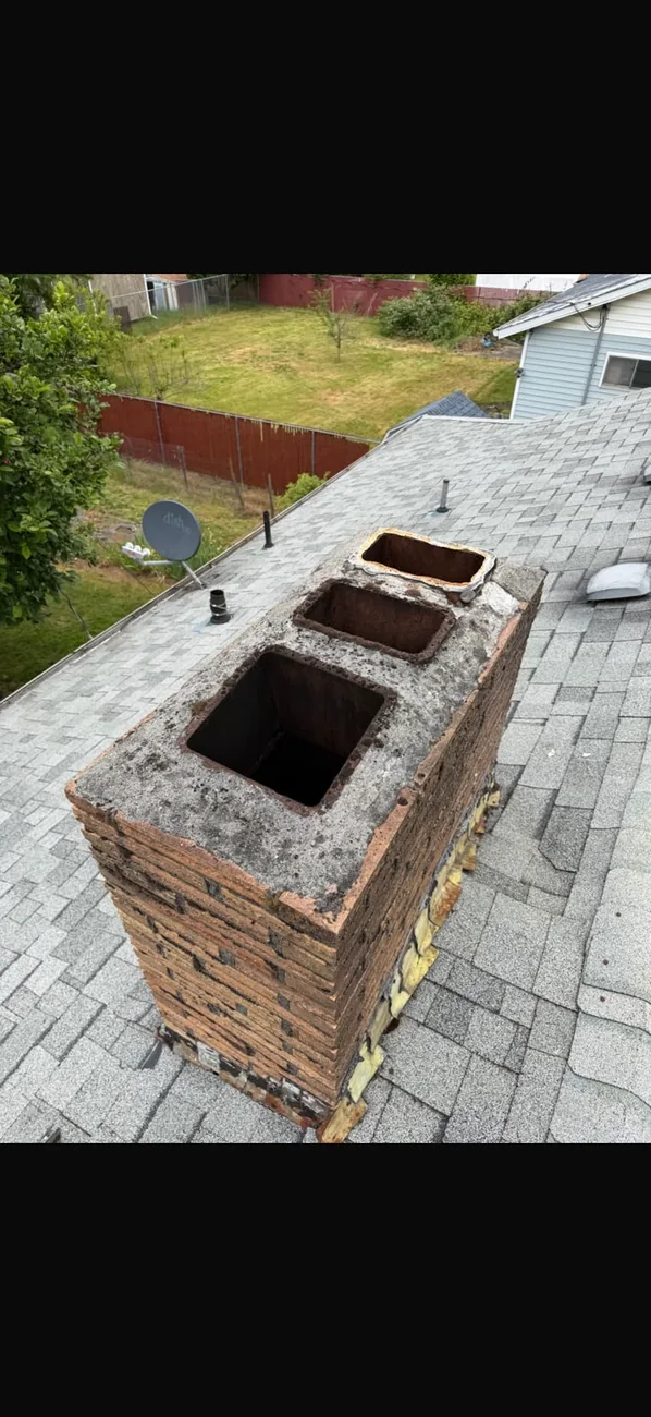 Before &mdash; Repair, Cap & Flashing Package
