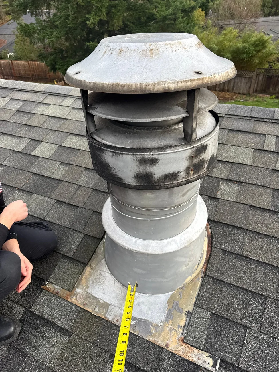 Before &mdash; Pipe Cap Replacement
