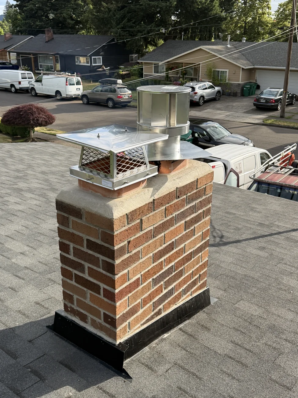 After &mdash; Full Chimney Rebuild