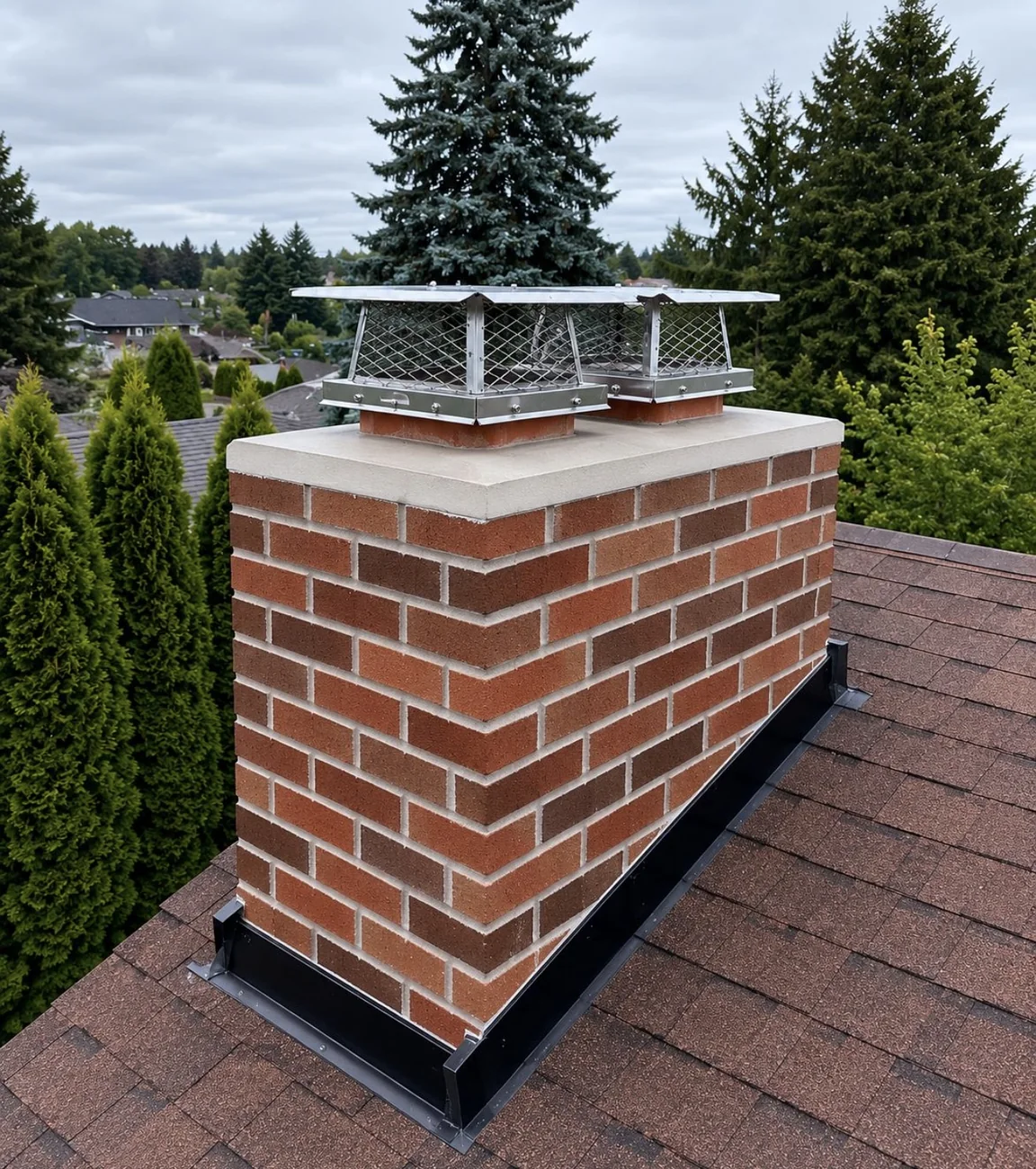 After &mdash; Chimney Rebuilding