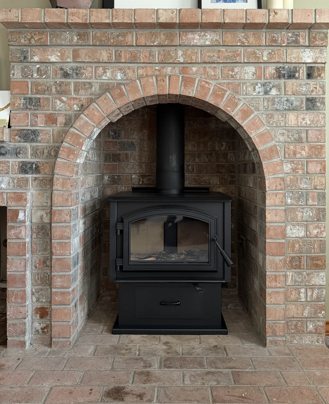 After &mdash; Wood Stove Replacement