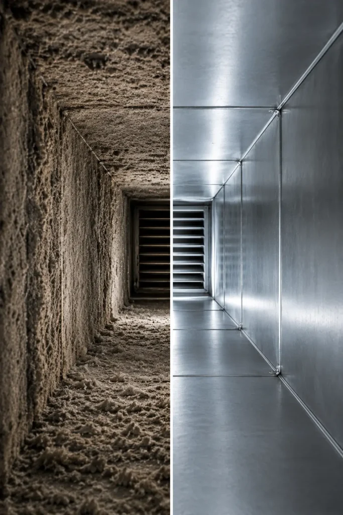vertical before and after